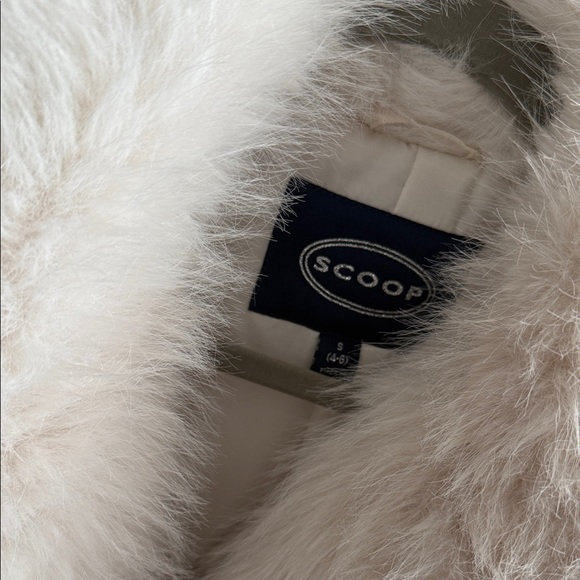 SCOOP Off-White Teddy Jacket - Picture 2 of 4